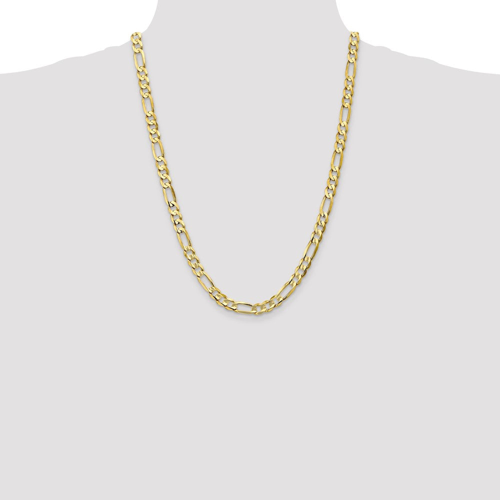 Concave Open Figaro Chain - WBC