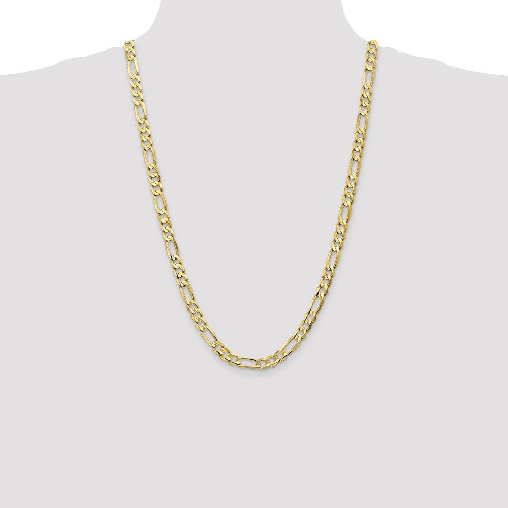Concave Open Figaro Chain - WBC