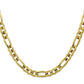 Concave Open Figaro Chain - WBC