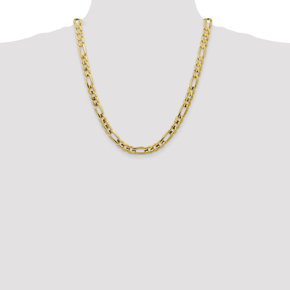 Concave Open Figaro Chain - WBC