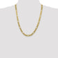 Concave Open Figaro Chain - WBC