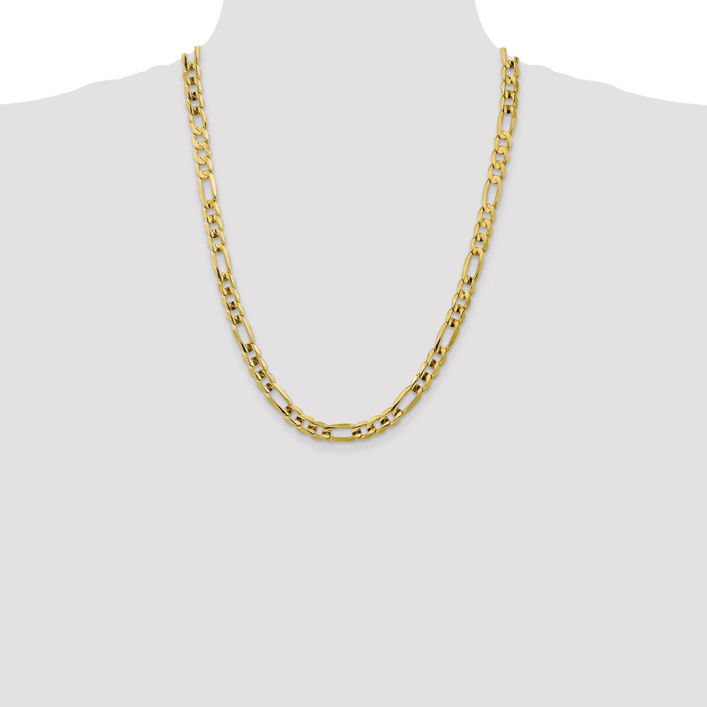 Concave Open Figaro Chain - WBC