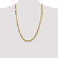 Concave Open Figaro Chain - WBC