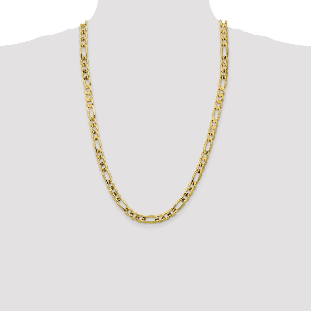 Concave Open Figaro Chain - WBC