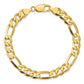 Concave Open Figaro Chain - WBC