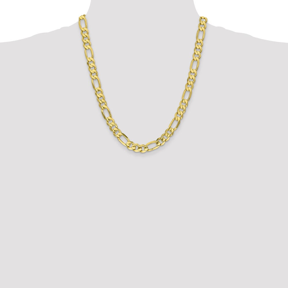 Concave Open Figaro Chain - WBC