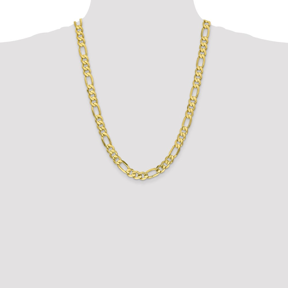 Concave Open Figaro Chain - WBC