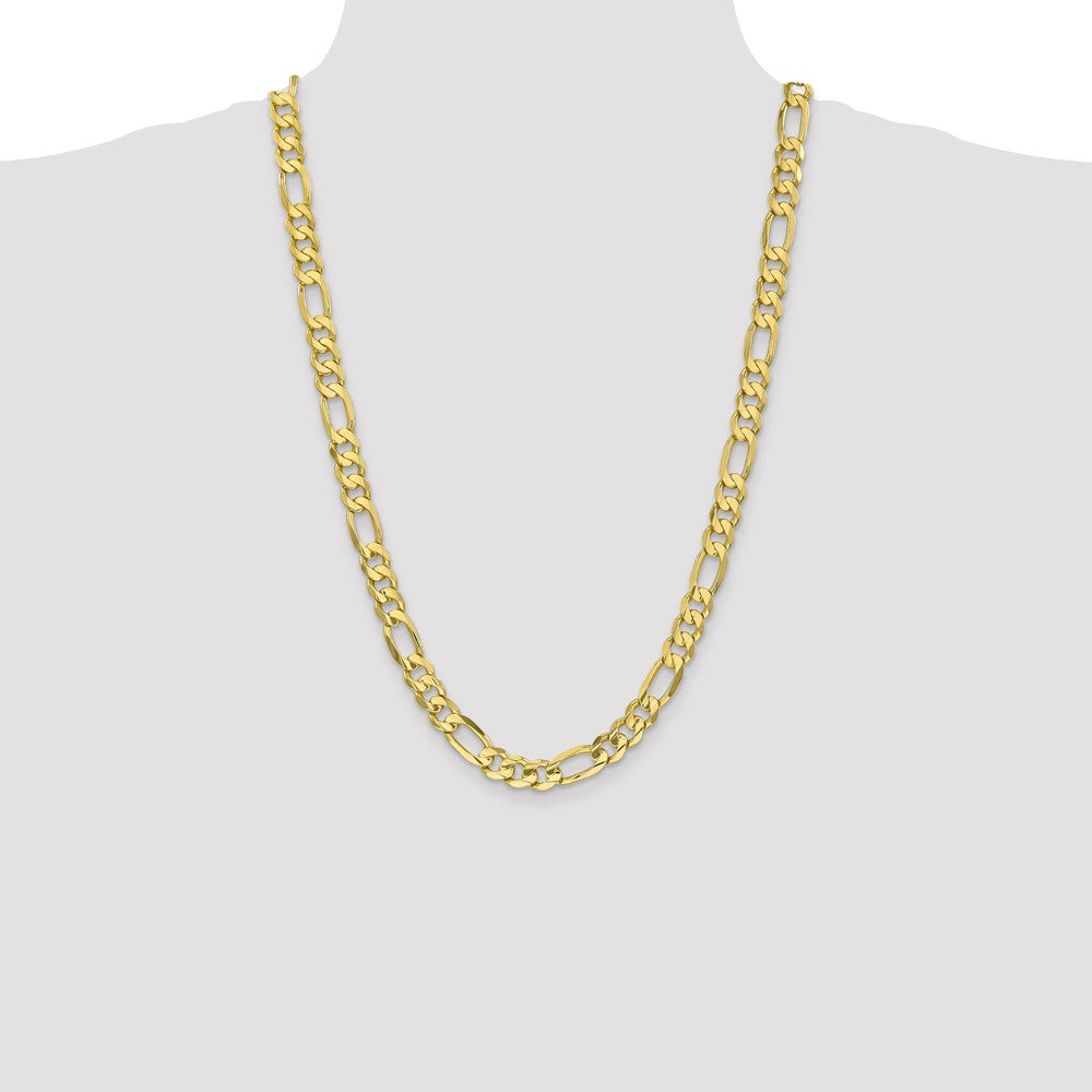 Concave Open Figaro Chain - WBC