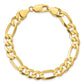 Concave Open Figaro Chain - WBC