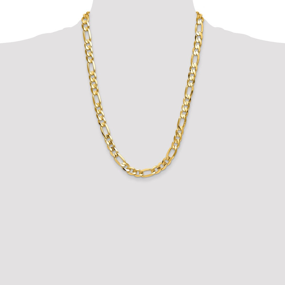 Concave Open Figaro Chain - WBC