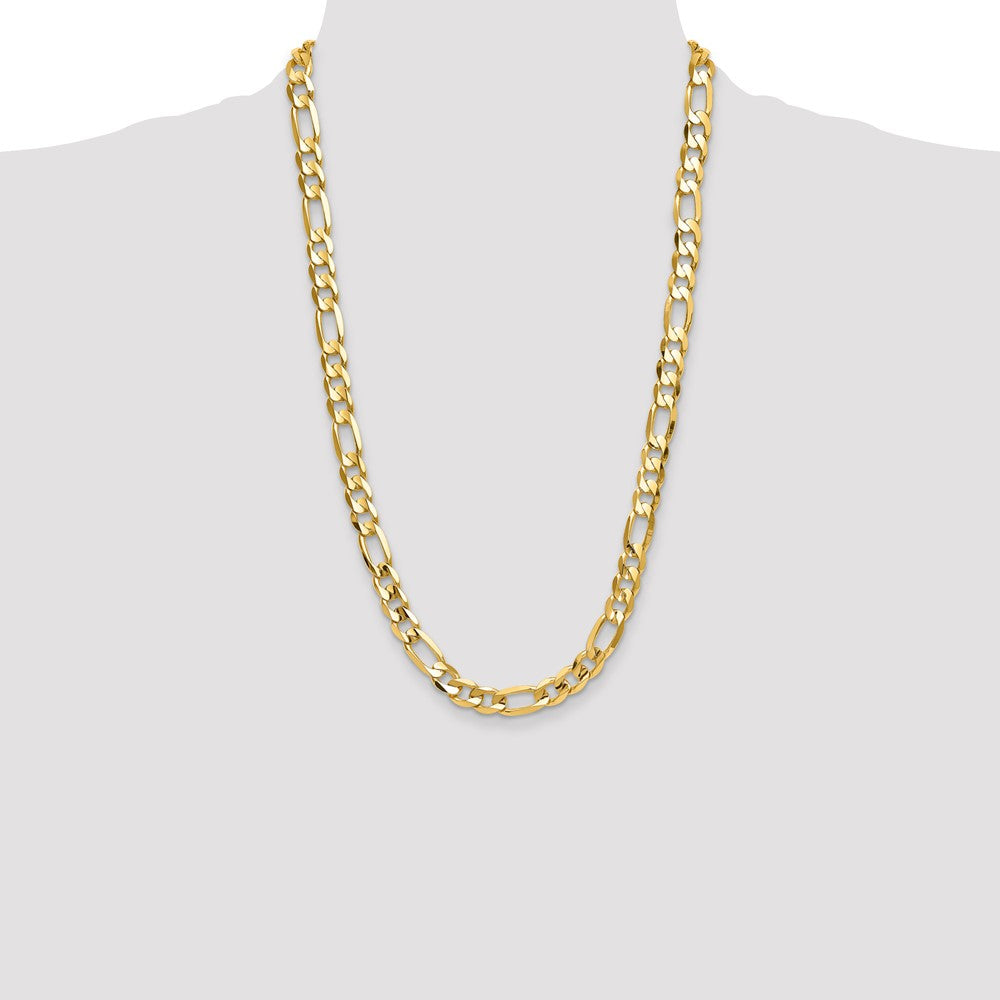 Concave Open Figaro Chain - WBC