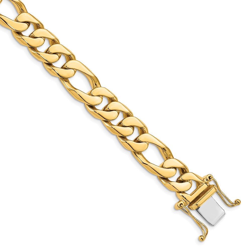 Hand-Polished Figaro Link Bracelet - WBC