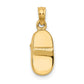 3-D Two-tone Baby Shoe Charm - WBC