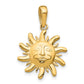 Polished Small Sun Charm - WBC