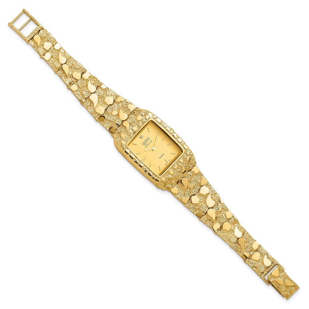 Champagne Dial Square Face Nugget Watch - WBC