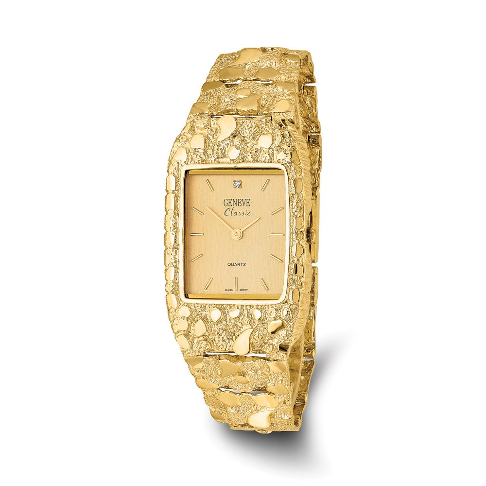 Champagne Dial Square Face Nugget Watch - WBC