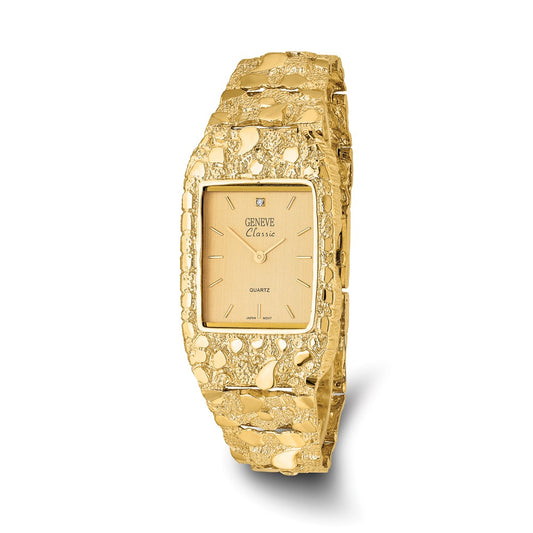 Champagne Dial Square Face Nugget Watch - WBC