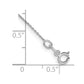 WG . D/C Round Open Link Cable Chain Anklet - WBC
