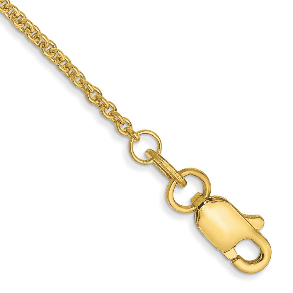 Round Open Link Cable Chain Anklet - WBC