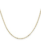 Flat Figaro Pendant Chain - WBC