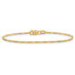 Flat Figaro Chain Anklet - WBC