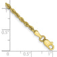 D/C Quadruple Rope Chain Anklet - WBC