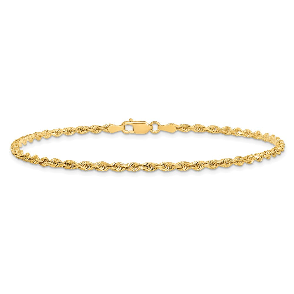 D/C Quadruple Rope Chain Anklet - WBC