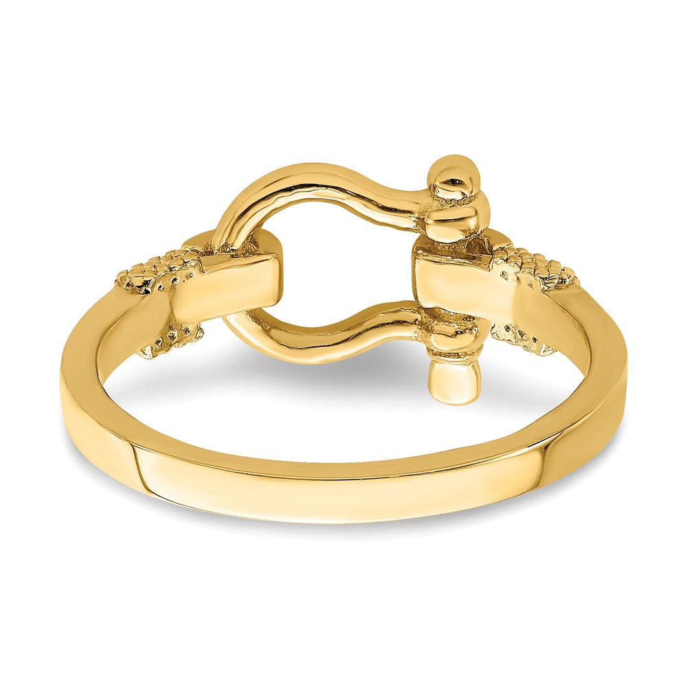 Shackle with Rope Edge Ring - WBC