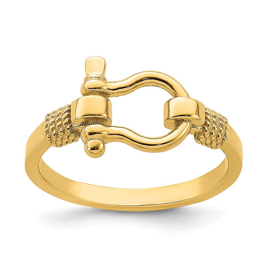 Shackle with Rope Edge Ring - WBC