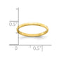 Bamboo Texture Band Baby / Childs Ring - WBC