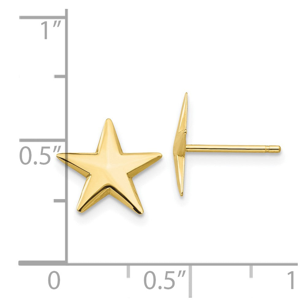 Polished Nautical Star Post Earrings - WBC