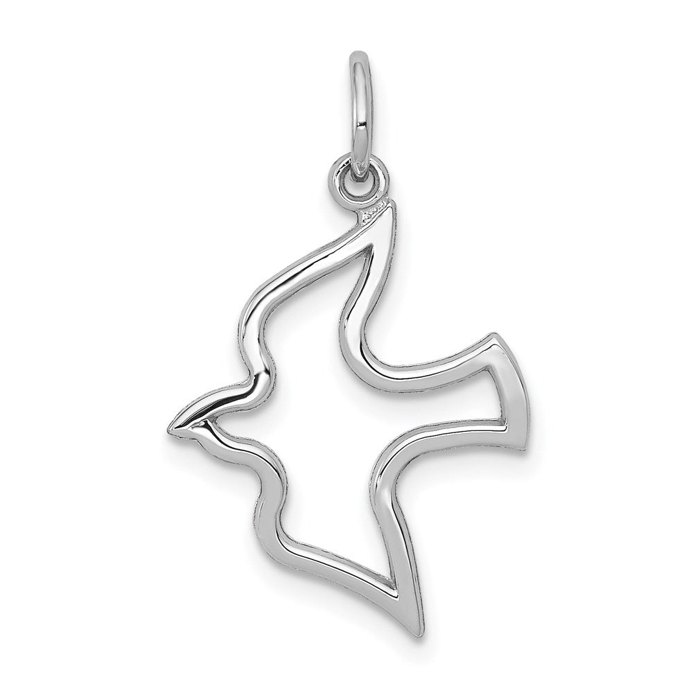 Polished Cut-out Dove Charm - WBC