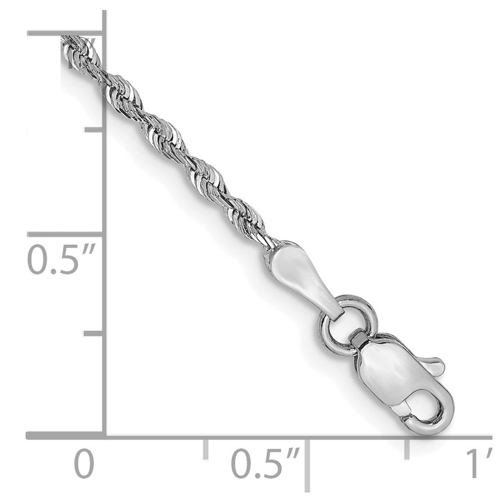 D/C Quadruple Rope Chain Anklet - WBC