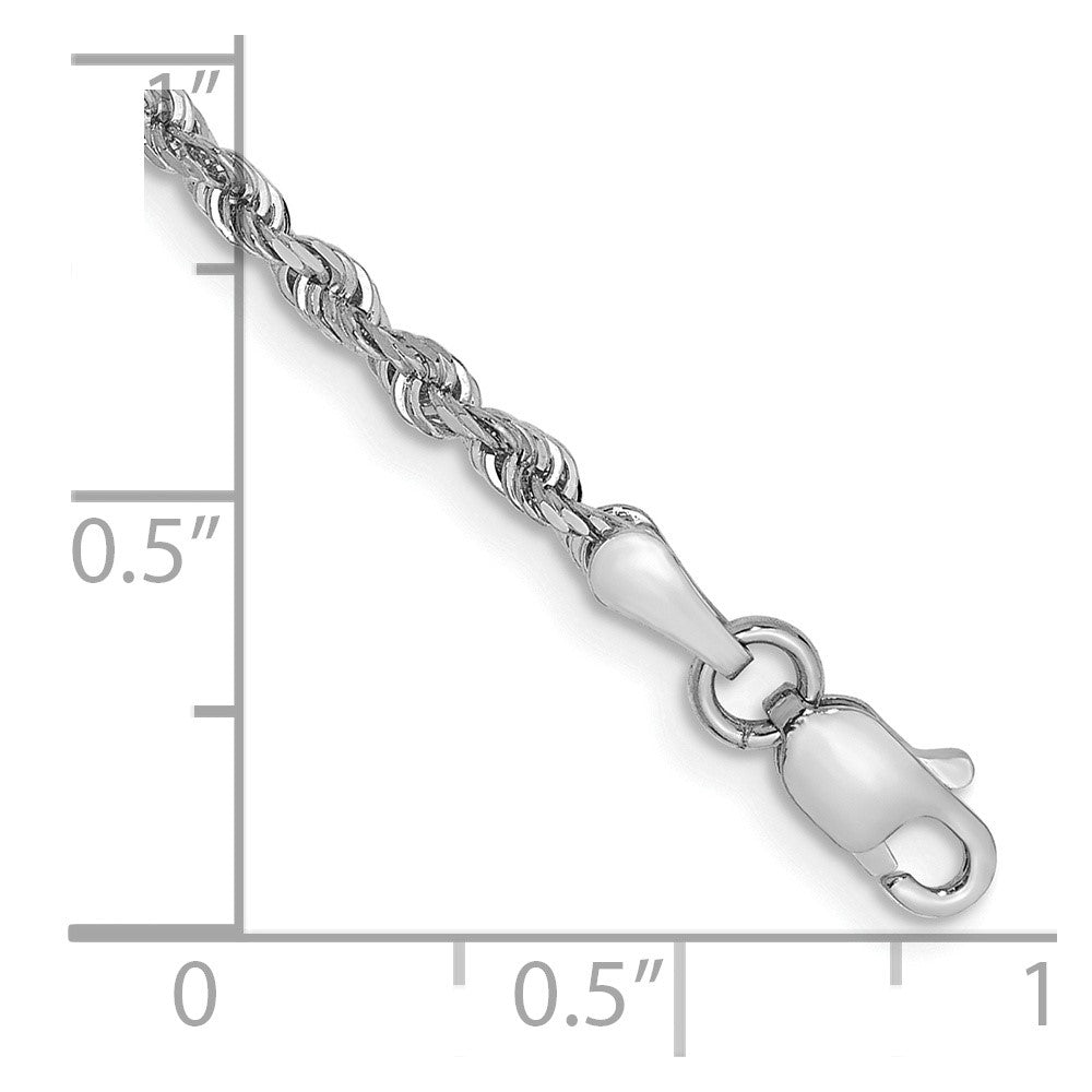 D/C Quadruple Rope Chain Anklet - WBC