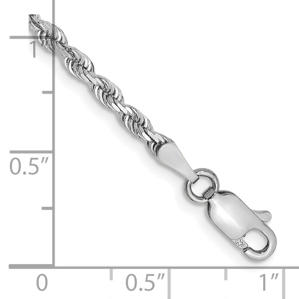 D/C Quadruple Rope Chain Anklet - WBC
