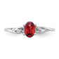 Holds Oval Birthstone Ring Mounting - WBC