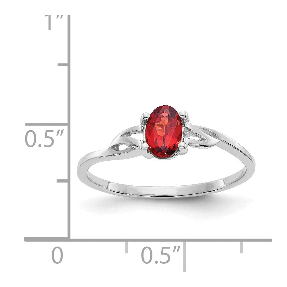 Holds Oval Birthstone Ring Mounting - WBC