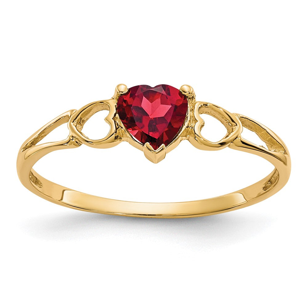 Holds Heart Birthstone Ring Mounting - WBC