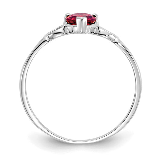 Holds Heart Birthstone Ring Mounting - WBC
