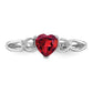 Holds Heart Birthstone Ring Mounting - WBC