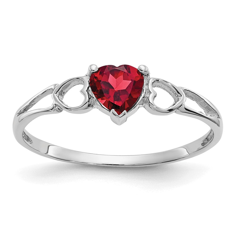 Holds Heart Birthstone Ring Mounting - WBC