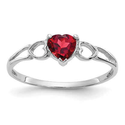 Holds Heart Birthstone Ring Mounting - WBC