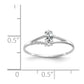 Polished Marquise Genuine April/ Topaz Birthstone Ring - WBC