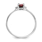 Holds Oval Birthstone and Diamond Ring Mounting - WBC