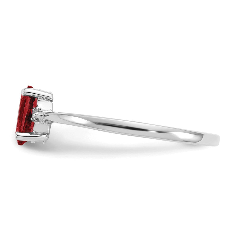 Holds Oval Birthstone and Diamond Ring Mounting - WBC