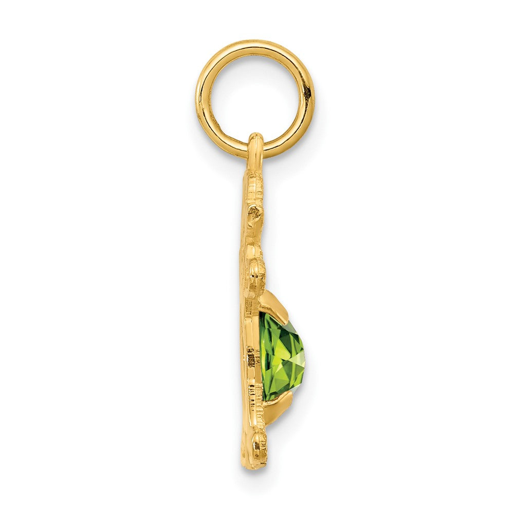 Girl 6x4 Oval Genuine Peridot-August - WBC