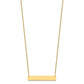 Medium Blank Bar Necklace - WBC