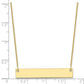 Medium Blank Bar Necklace - WBC