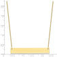 Large Blank Bar Necklace - WBC