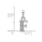 Diamond Initial F Charm - WBC